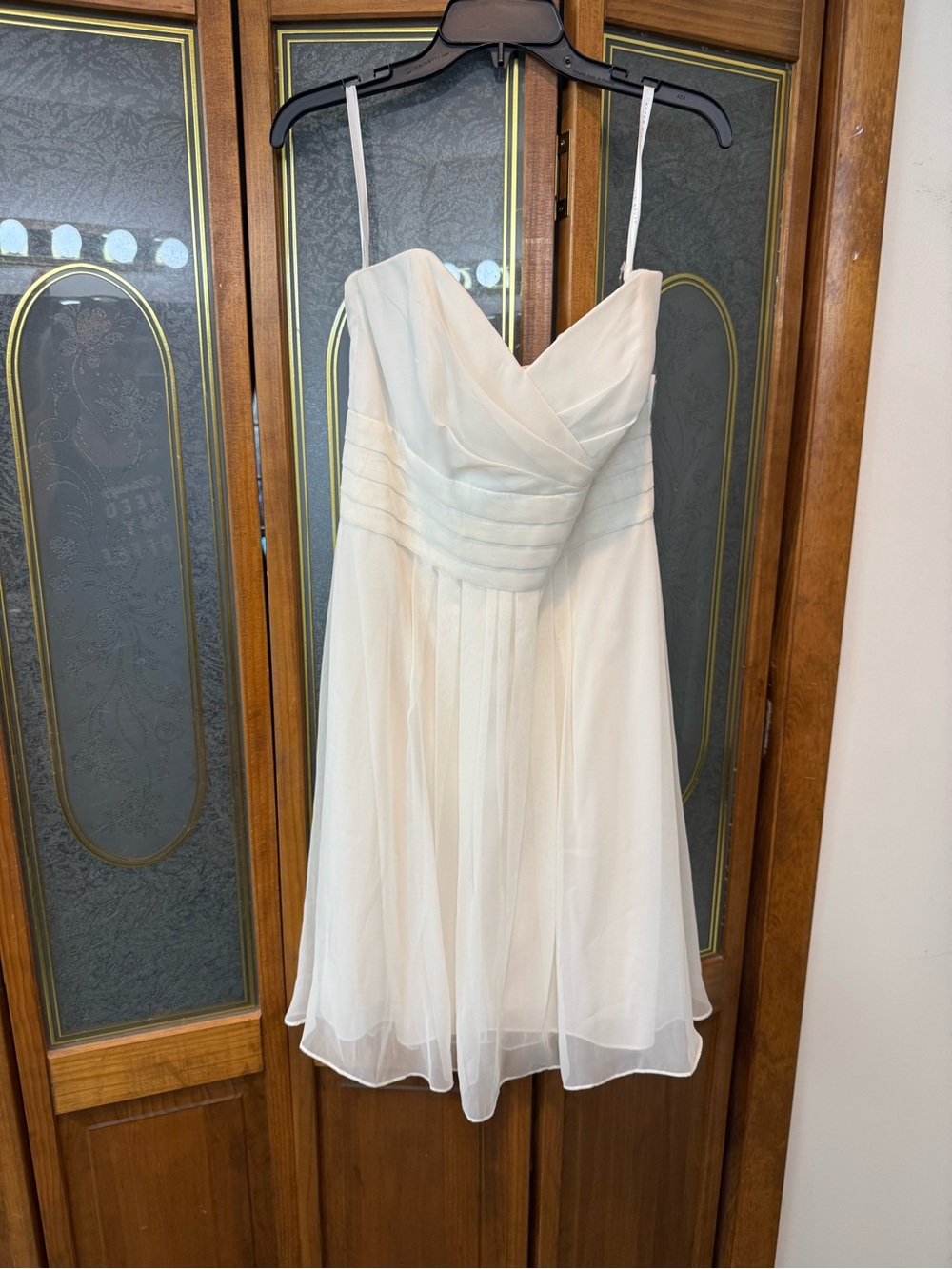 AFTER SIX LADIES Strapless Chiffon Dress, BRAND NEW